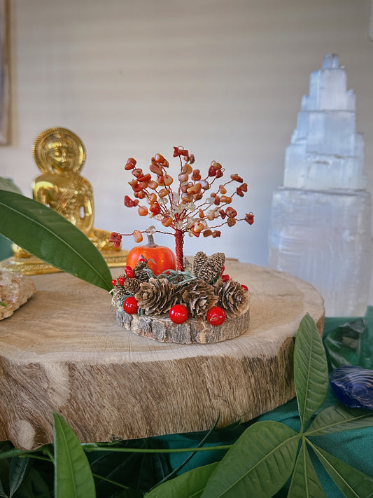 Fall Spectacular Pumpkin & Acorns Festive Tree of life