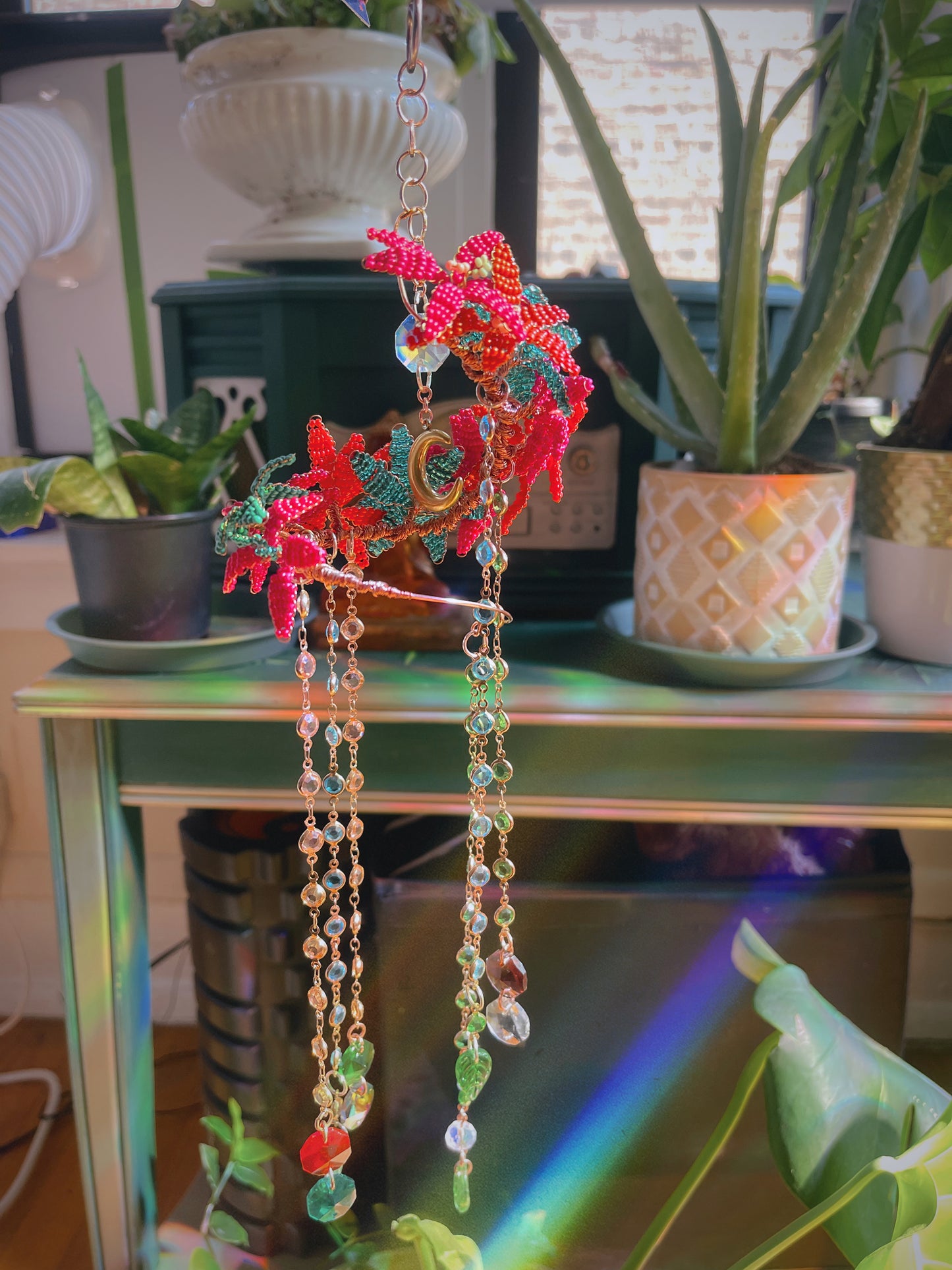 The Prism Keeper Sun Catcher