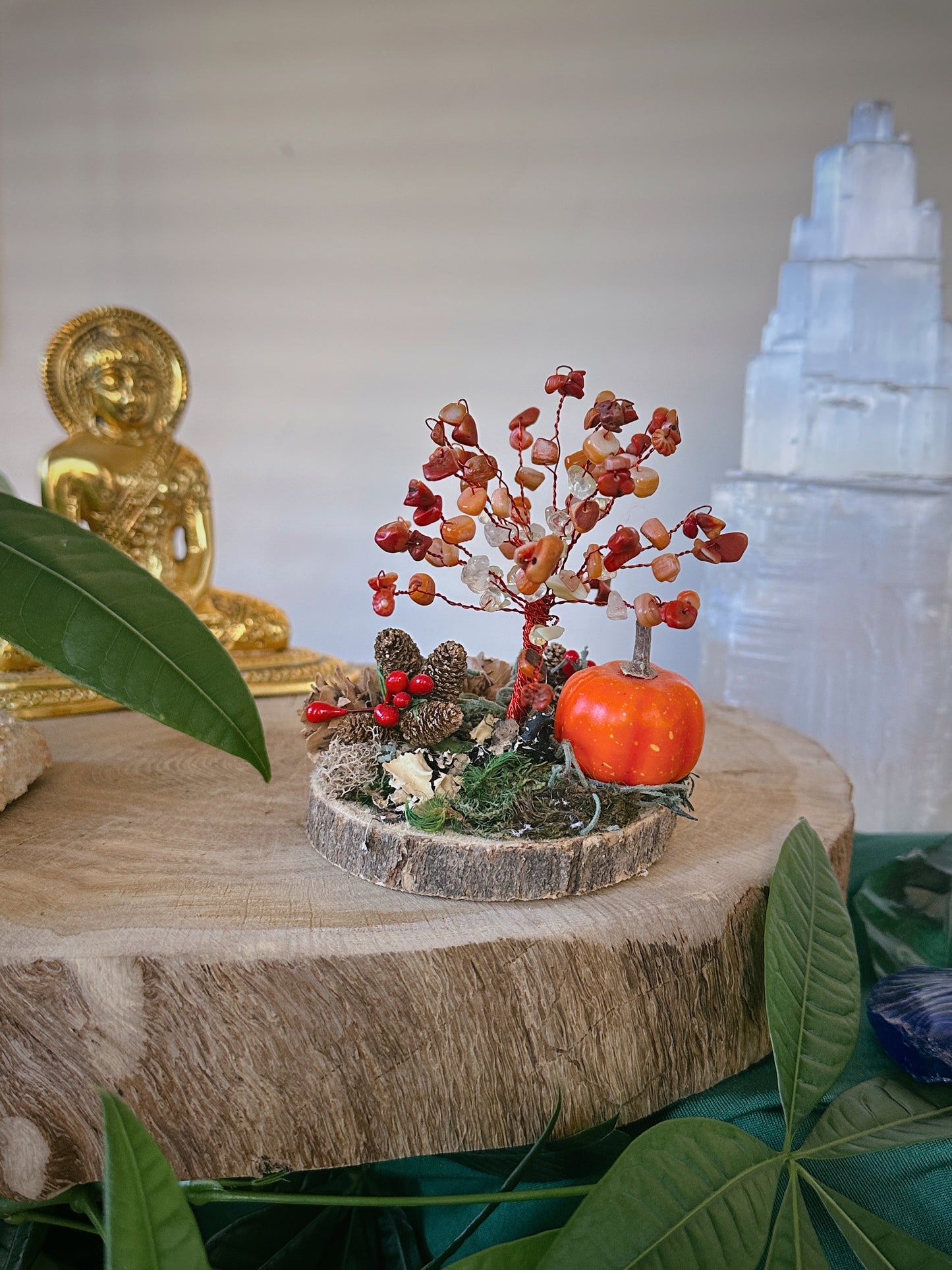 Fall Spectacular Pumpkin & Acorns Festive Tree of life